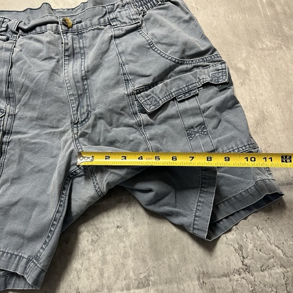 Repair New York City Cargo Tactical Shorts Blue Street Wear Size 36 Straps Hooks - Picture 3 of 9